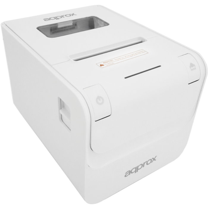 Approx appPOSPACK3380WH-2D Kit TPV con Cajón, Impresora, Lector 2D y Rollos Blanco